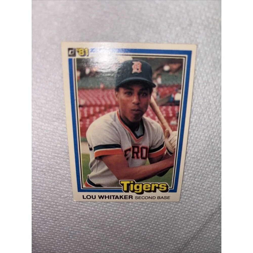 Detroit Tigers Card Lot + Whitaker + Morris + Parrish – 10 Cards